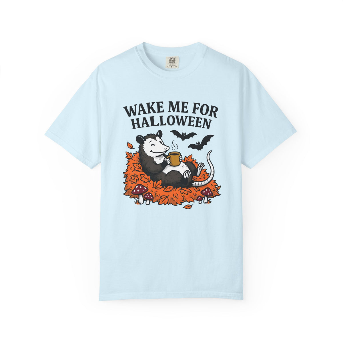 Opossum Coffee Shirt Halloween Wildlife Unisex Gift Comic Tee Coffee T-Shirt