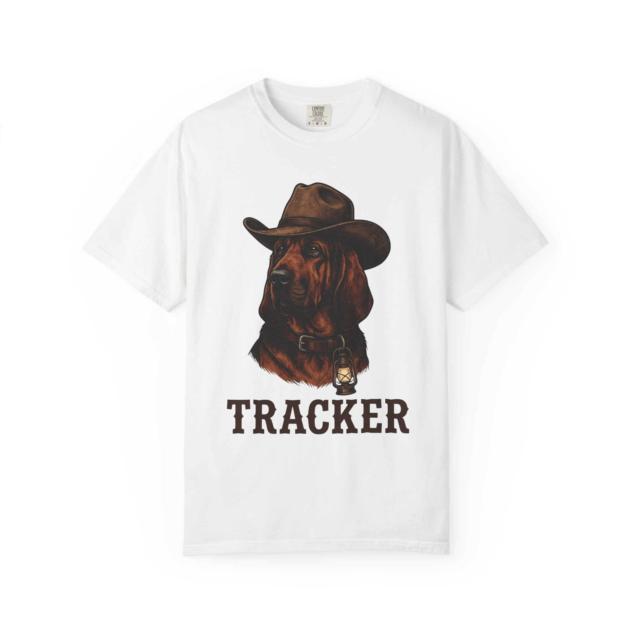 Bloodhound Puppy Shirt Dog Country Gift Women Retro Tee Hound T-Shirt Dog Fan Vintage Graphic Country Illustration Sketch Cowboy Hat Tshirt
