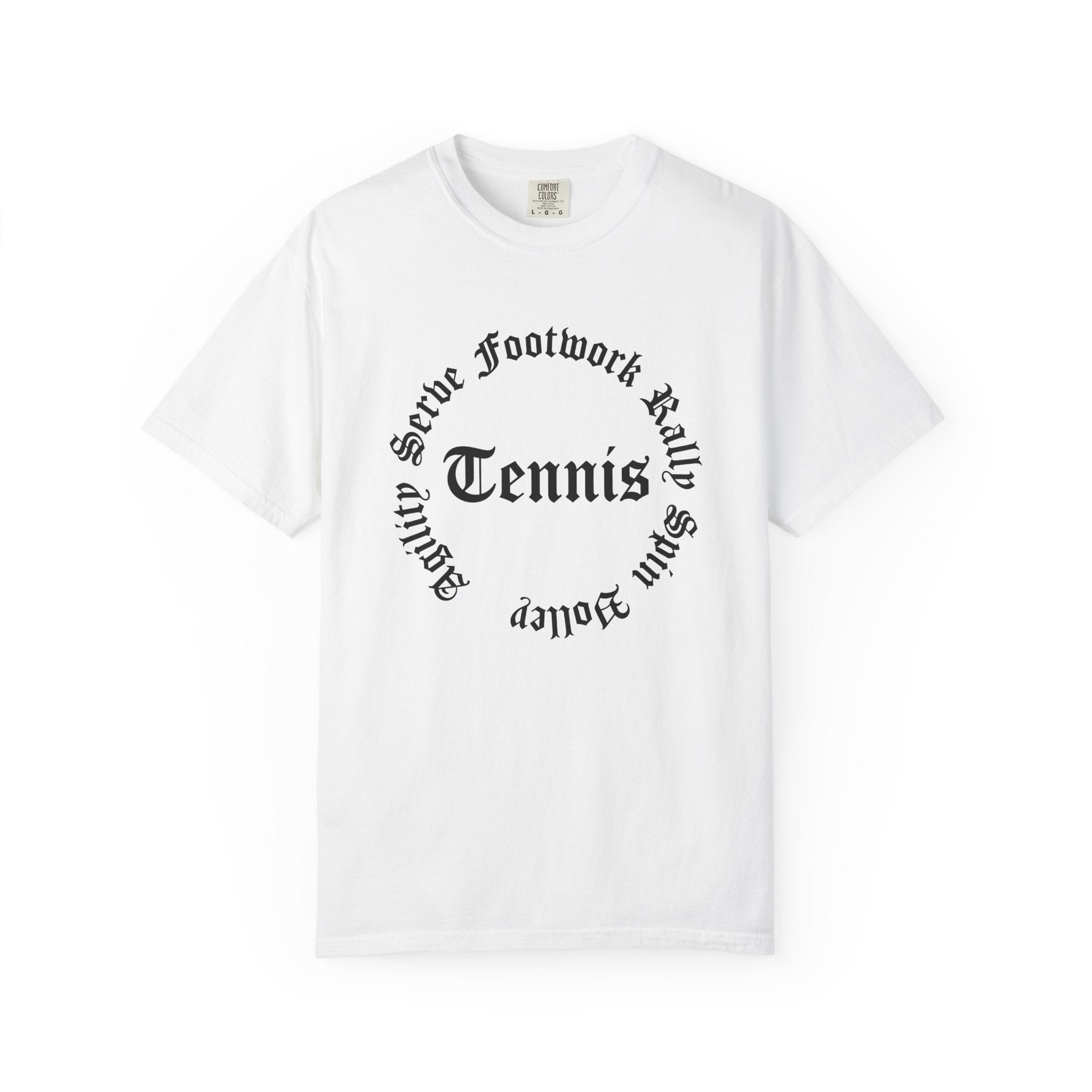 Tennis Quote Shirt Tennis Competitor Gift Women Old English Tee Quote T-Shirt Tennis Fan Vintage Tshirt Athlete Graphic Hand Drawn Band