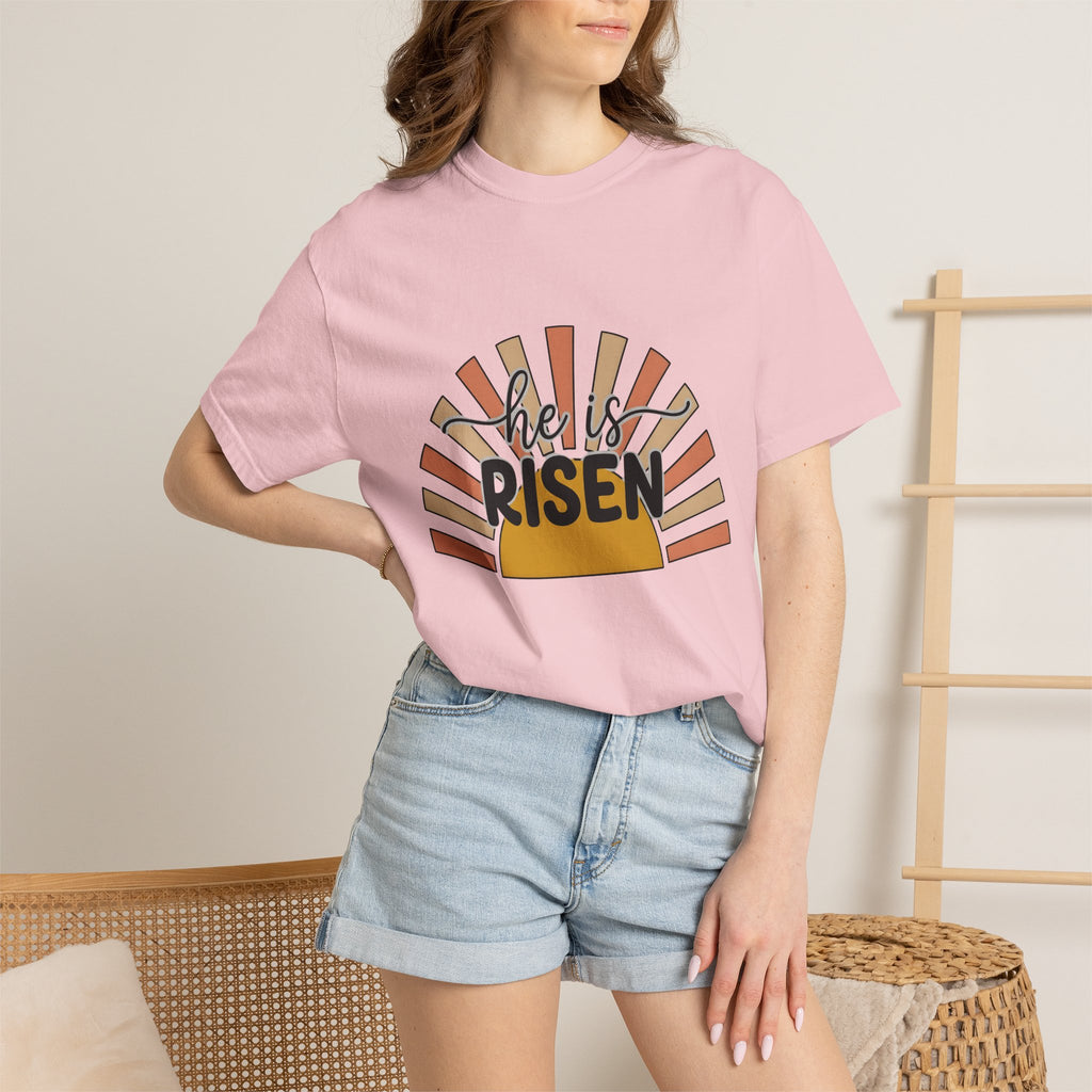 Dawn Graphic Shirt Easter Spirituality Gift Women Sleek Tee Morning T-Shirt Easter Fan Minimalist Tshirt Spiritual Design Graphic Basic