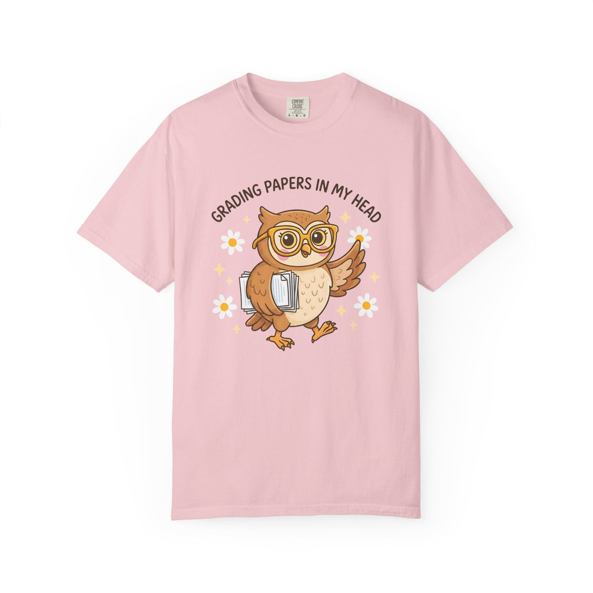 Owl Glasses Shirt Teachers Animal Unisex Gift Cute Tee Spectacles T-Shirt
