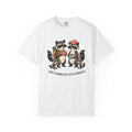 Raccoon Clan Shirt Funny Fauna Gift Women Lovable Tee Raccoon T-Shirt Comedy Fan Cartoon Tshirt Wildlife Graphic Caricature Juicy Melon