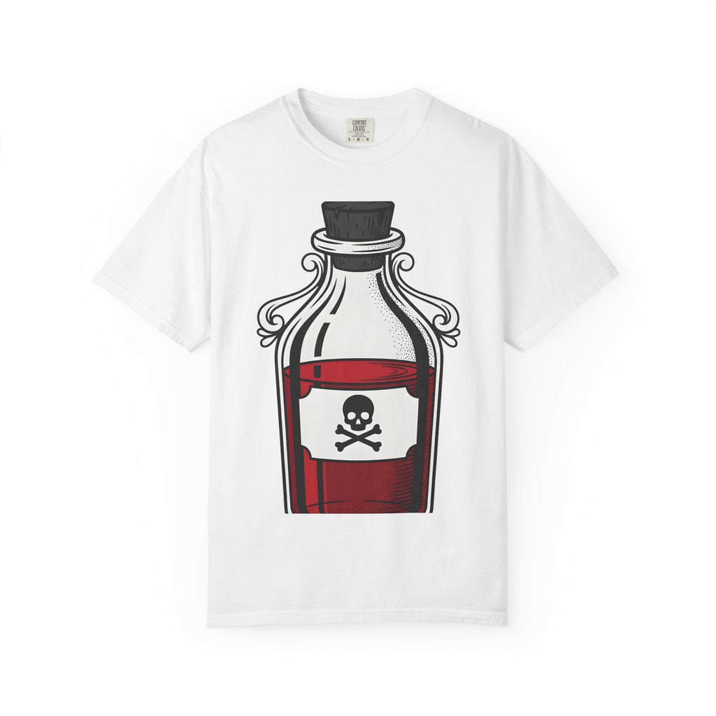 Venom Bottle Shirt St. Valentine's Day Spooky Gift Women Traditional Tee Poison Bottle T-Shirt Valentine Fan Vintage Tshirt Horror Graphic
