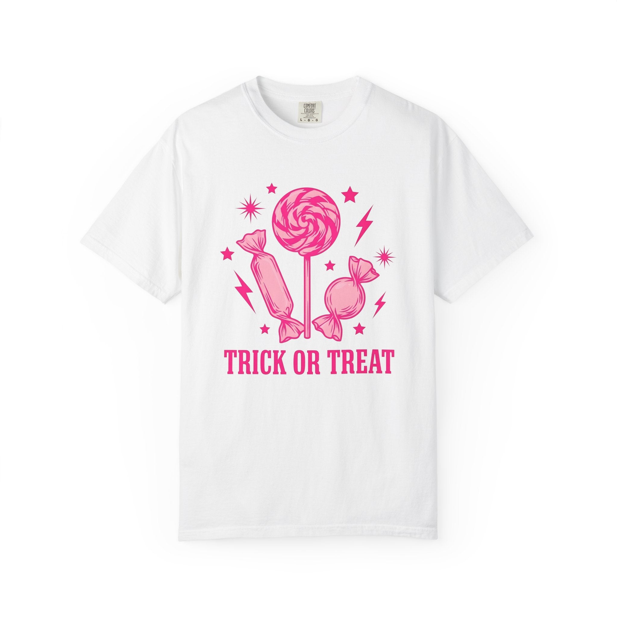 Candy Artwork Shirt Halloween Event Gift Women Colorful Tee Sweets T-Shirt Horror Fan Spooky Tshirt Party Graphic Classic Star Icons Tshirt