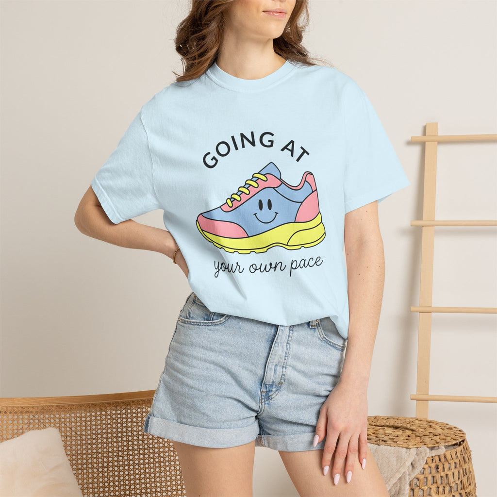 Athletic Sneaker Shirt Sports Workout Gift Women Comic Tee Sneakers T-Shirt Athlete Enthusiast Cartoon Tshirt Fitness Graphic Simple Happy