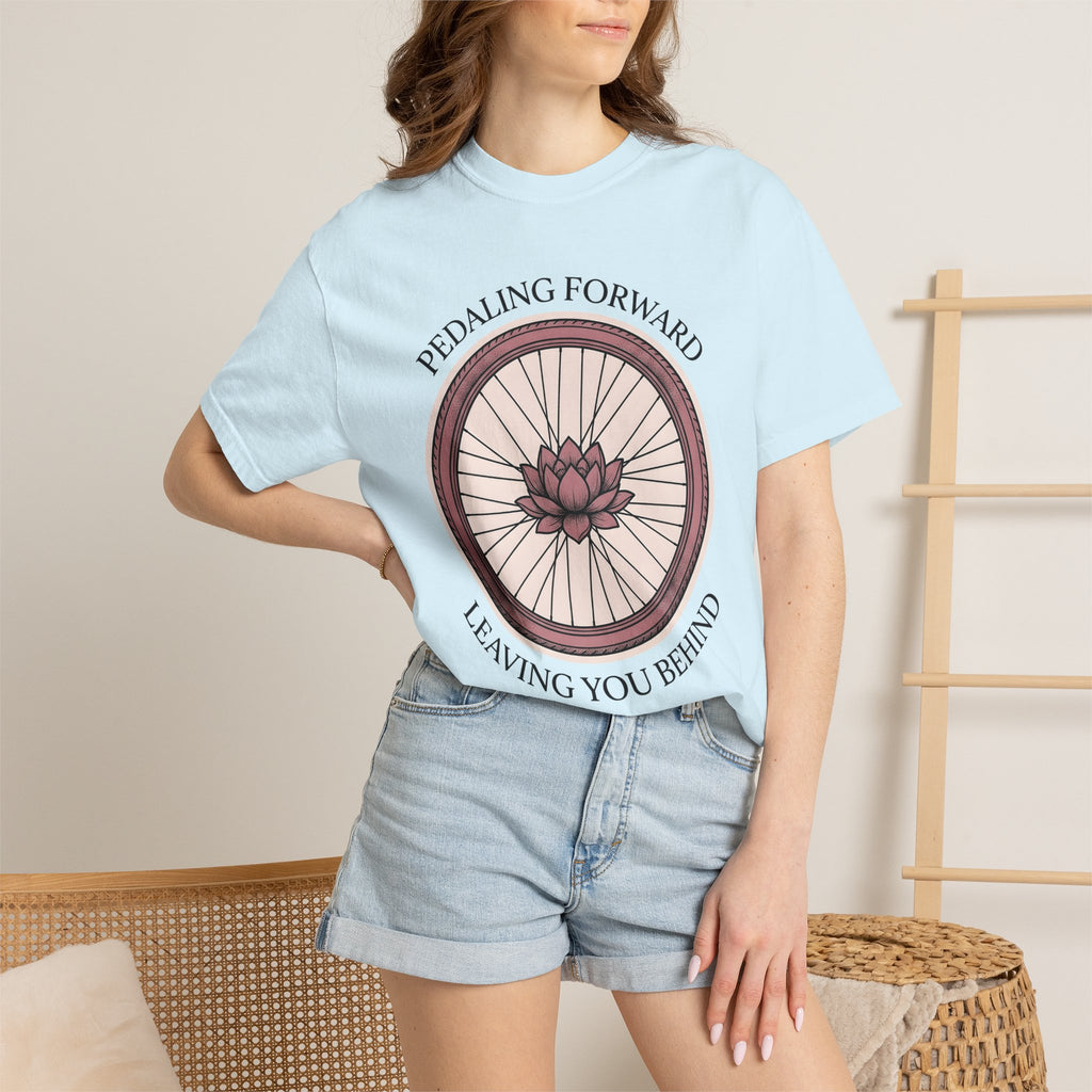Bicycle Wheel Shirt Sports Cycling Gift Women Line Art Tee Bike T-Shirt Athlete Enthusiast Illustration Graphic Cycling Graphic Vintage