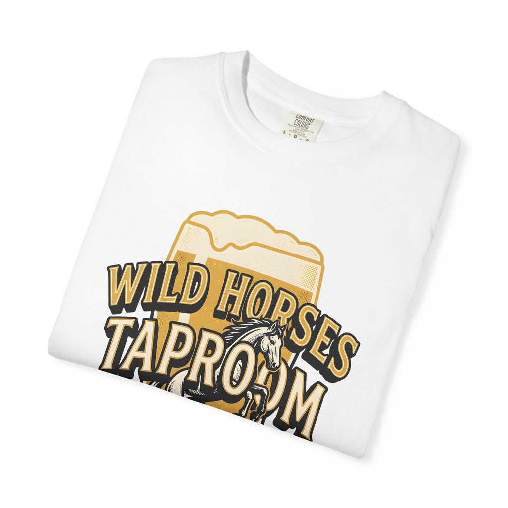 Horse Ale Glass Shirt Beer Western Wear Gift Women Flat Graphic Tee Beer Glass T-Shirt Beer Fan Graphic Tshirt Cowboy Graphic Hand Drawn