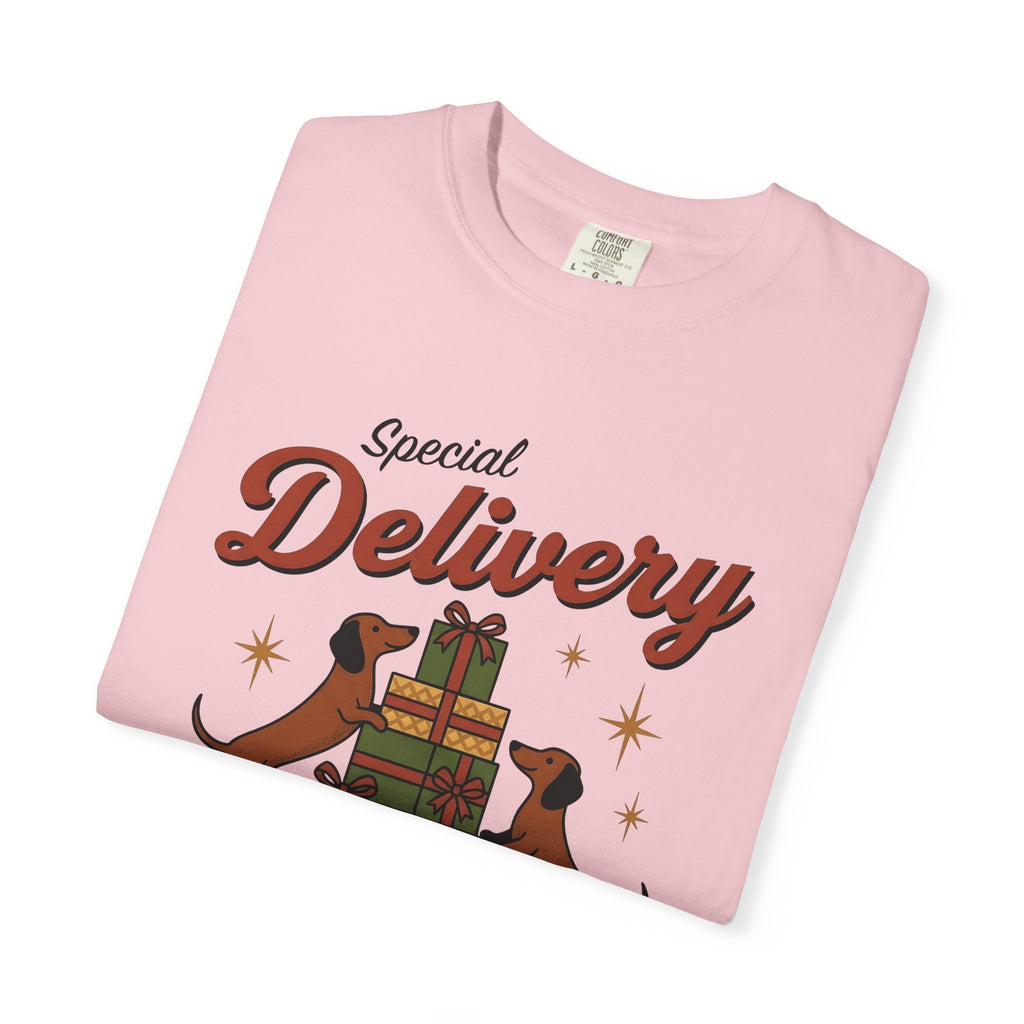 Dachshund Dogs Shirt Christmas Dog Gift Women Vintage Tee Wiener Dog T-Shirt Christmas Fan Doxie Graphic Retro Gift Boxes Tshirt