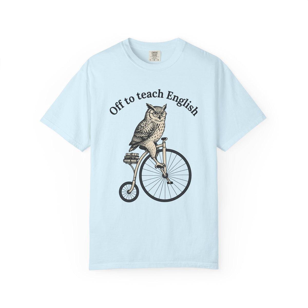Owl Cycling Shirt Teachers Schooling Unisex Gift Antique Tee Hoot T-Shirt