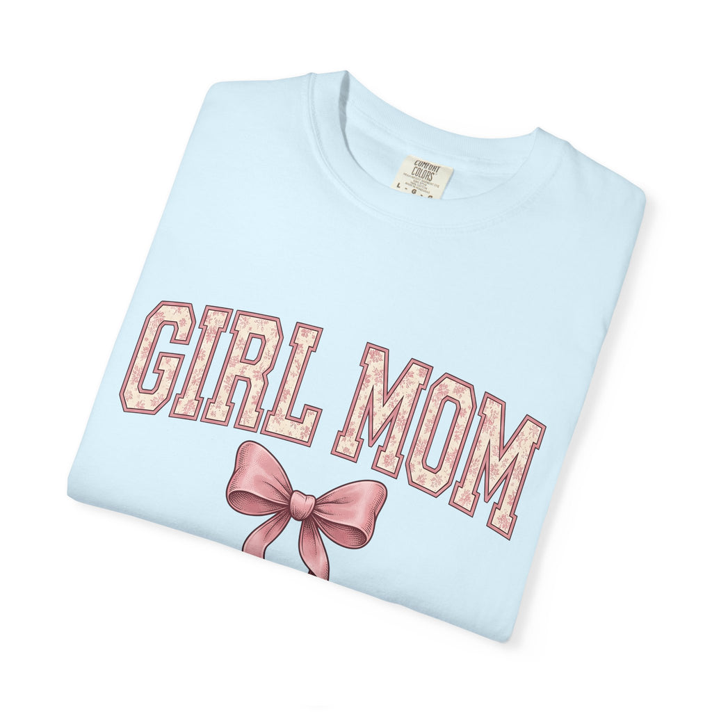 Rosy Bow Shirt Mom Relatives Gift Women Nostalgic Tee Ribbon T-Shirt Motherhood Fan Vintage Tshirt Family Graphic Classic Blossom Motif