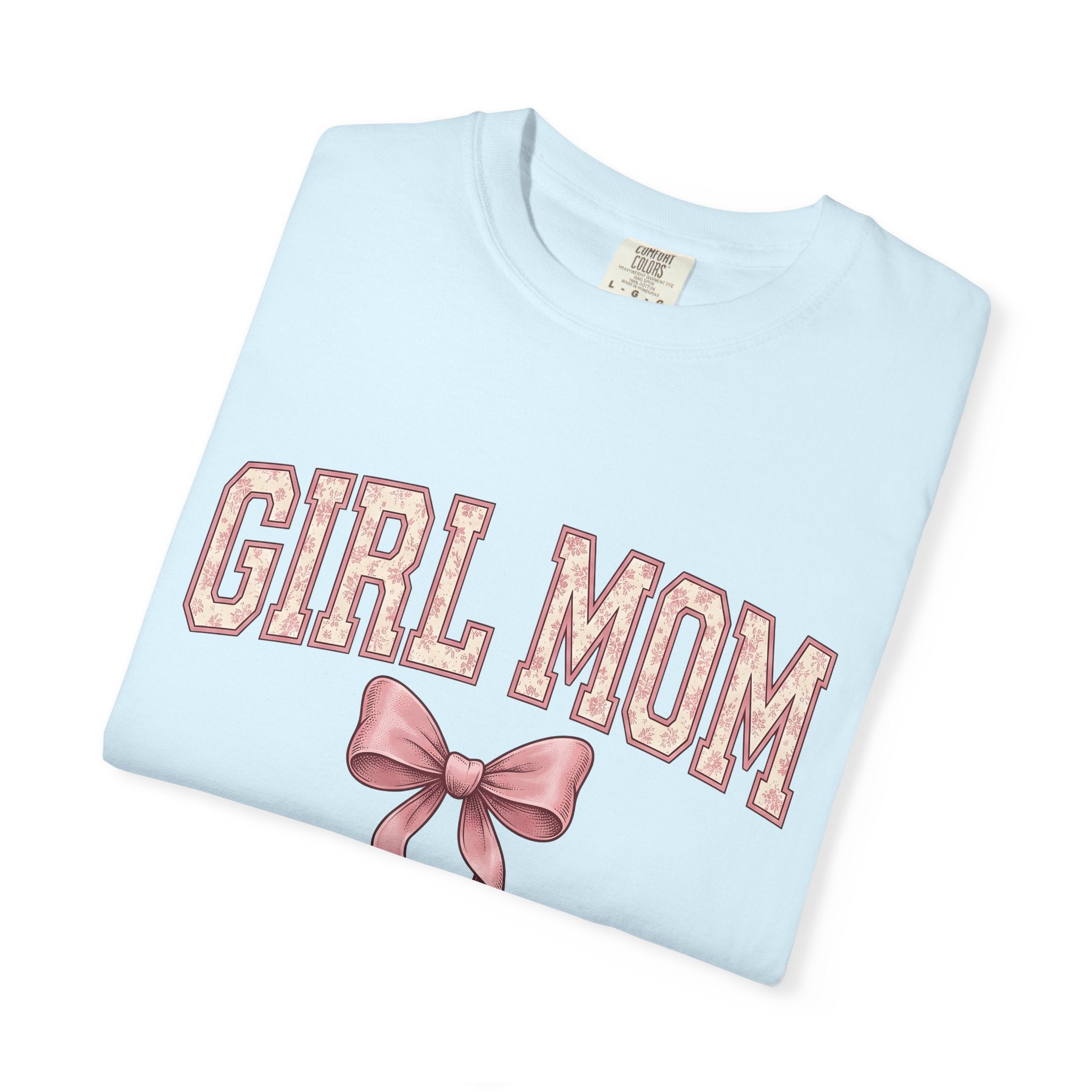 Rosy Bow Shirt Mom Relatives Gift Women Nostalgic Tee Ribbon T-Shirt Motherhood Fan Vintage Tshirt Family Graphic Classic Blossom Motif