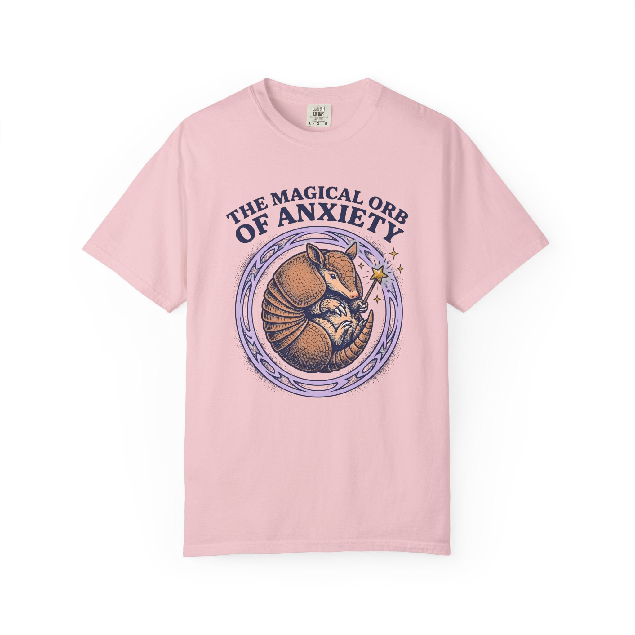 Armadillo Drawing Shirt Cute Creatures Gift Women Hand Drawn Tee Dillo T-Shirt Adorable Fan Doodle Tshirt Animal Graphic Sketch Wizard Wand