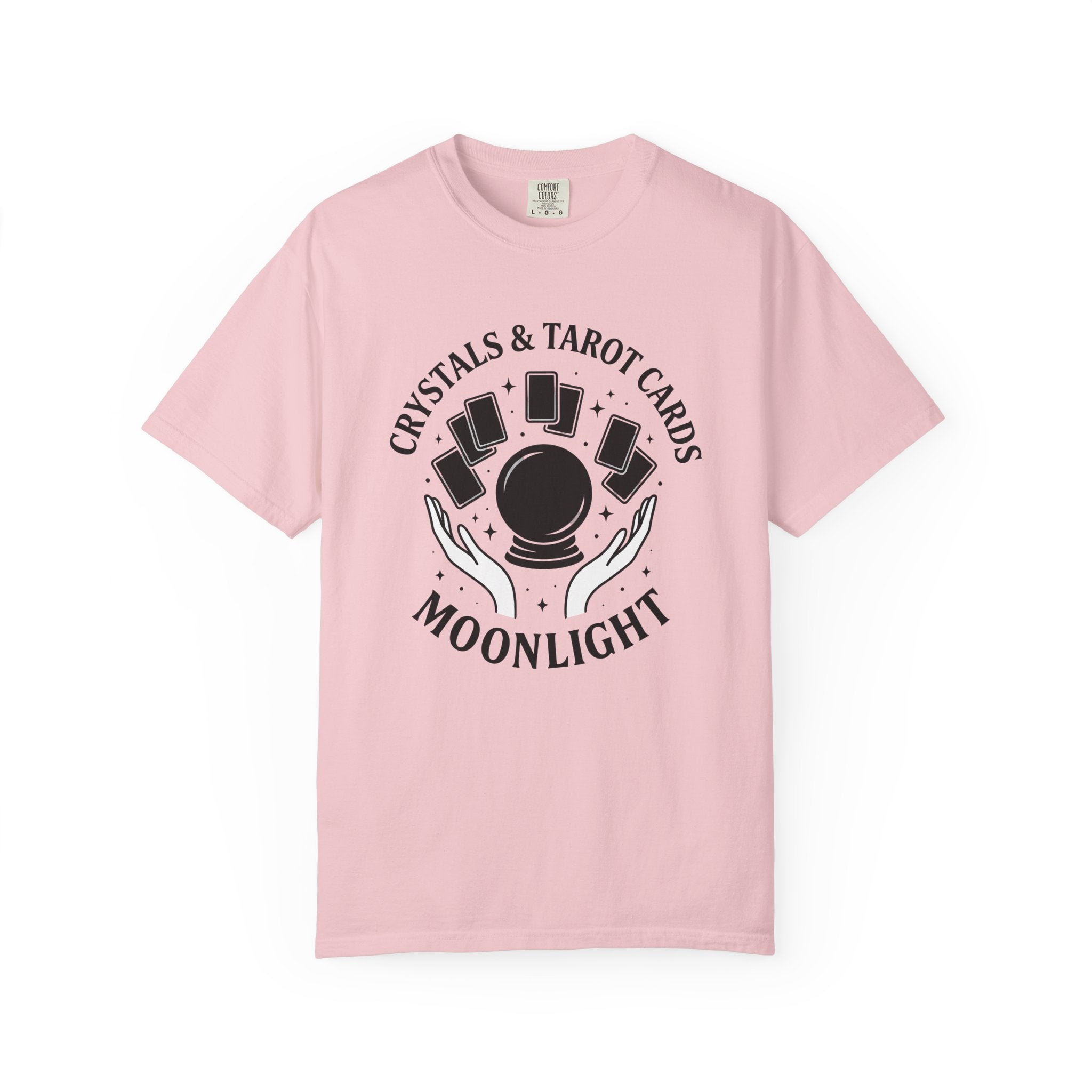 Crystal Ball Shirt Boho Chic Spiritual Gift Women Mystical Tee Orb T-Shirt Bohemian Fan Esoteric Graphic Spiritual Design Vintage Tarot
