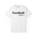 Football Mama Shirt Moms Sportswear Gift Women Sleek Tee Football Mom Mom Fan Modern Tshirt Athletic Graphic Current Heart Shape Tshirt