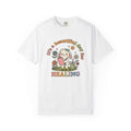 Rabbit Nurse Shirt Nurses Creatures Gift Women Cartoon Tee Bunny T-Shirt Nurse Enthusiast Comic Tshirt Animal Graphic Old School Flowers