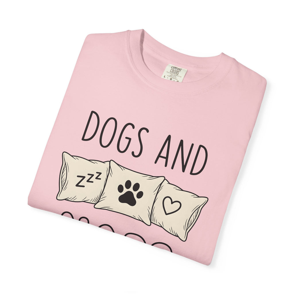 Dog Paw Pillow Shirt Dog Home Gift Women Doodle Tee Paw Pillow T-Shirt Dog Fan Hand Drawn Tshirt Home Decor Graphic Minimalist Heart Tshirt