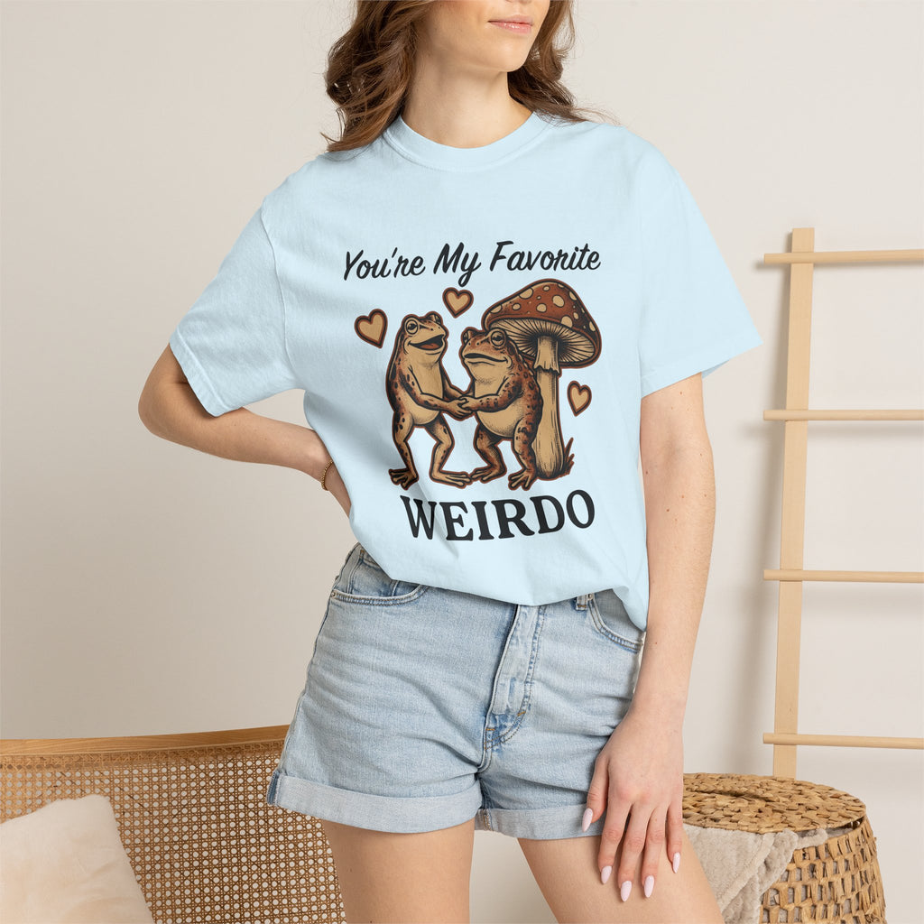 Frog Duo Shirt Valentine's Day Creatures Gift Women Classic Tee Toad T-Shirt Valentine's Fan Vintage Tshirt Animal Graphic Line Art Fungus