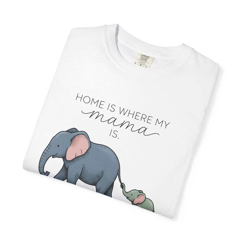 Elephant Herd Shirt Moms Wildlife Gift Women Adorable Tee Pachyderm T-Shirt Mother Fan Wildlife Conservation Graphic Tshirt Sketch Baby