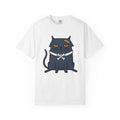 Angry Cat Shirt Cat Joke Gift Women Comic Tee Kitty T-Shirt Feline Fan Cartoon Tshirt Humor Graphic Vintage Plaster Tshirt