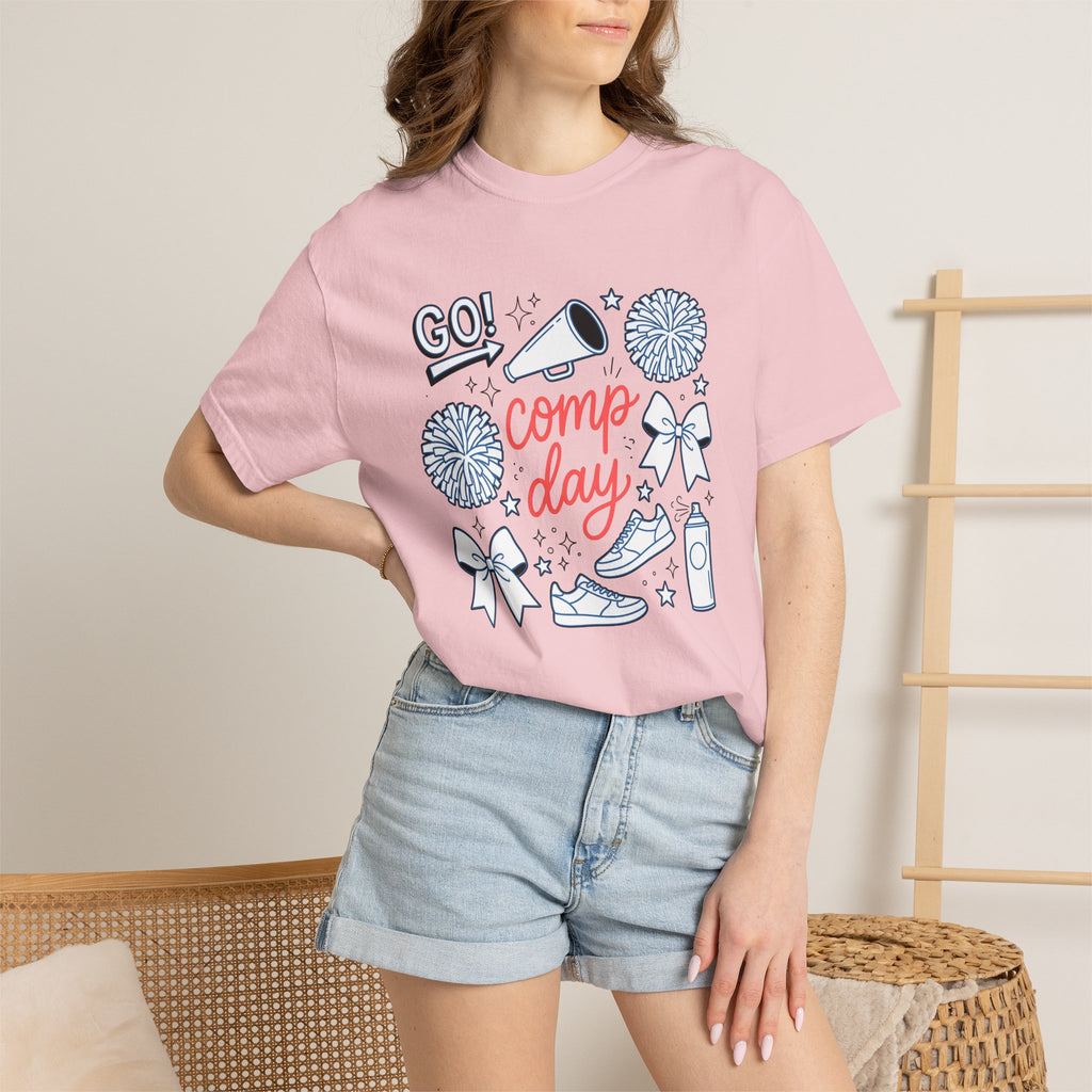 Cheer Squad Icons Shirt Moms Games Gift Women Hand Drawn Tee Cheerleaders T-Shirt Mom Fan Cheerleader Graphic Sports Graphic Classic