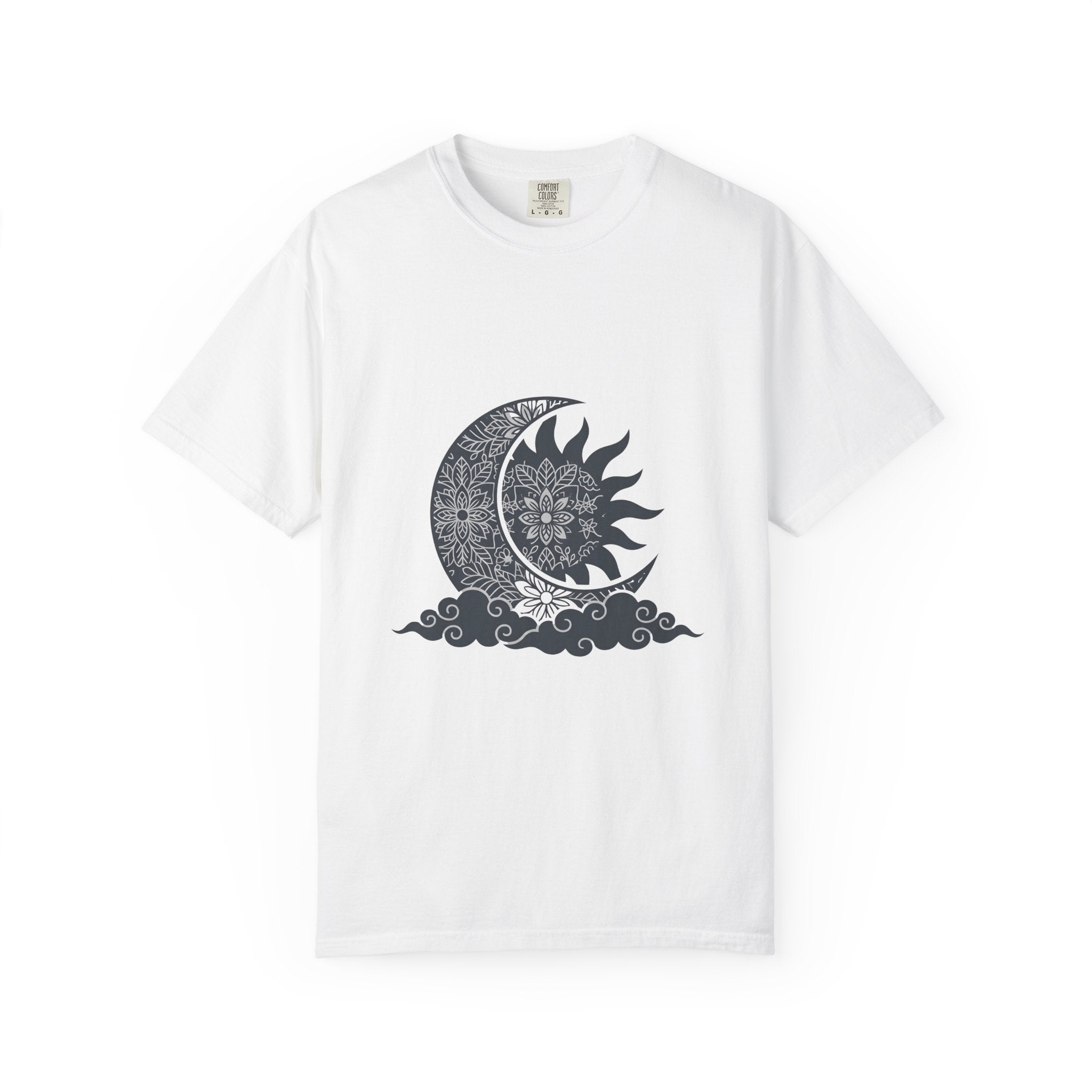 Mandala Sun Moon Shirt Boho Chic Metaphysical Gift Women Hippie Tee Sacred Symbol T-Shirt Bohemian Fan Tribal Tshirt Spiritual Graphic