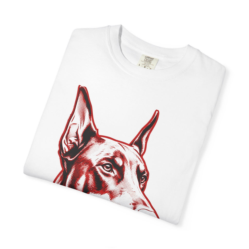Doberman Pet Shirt St Valentines Day Animals Gift Women Old School Tattoo Tee Dobermann T-Shirt Valentine Fan Traditional Tshirt Creature