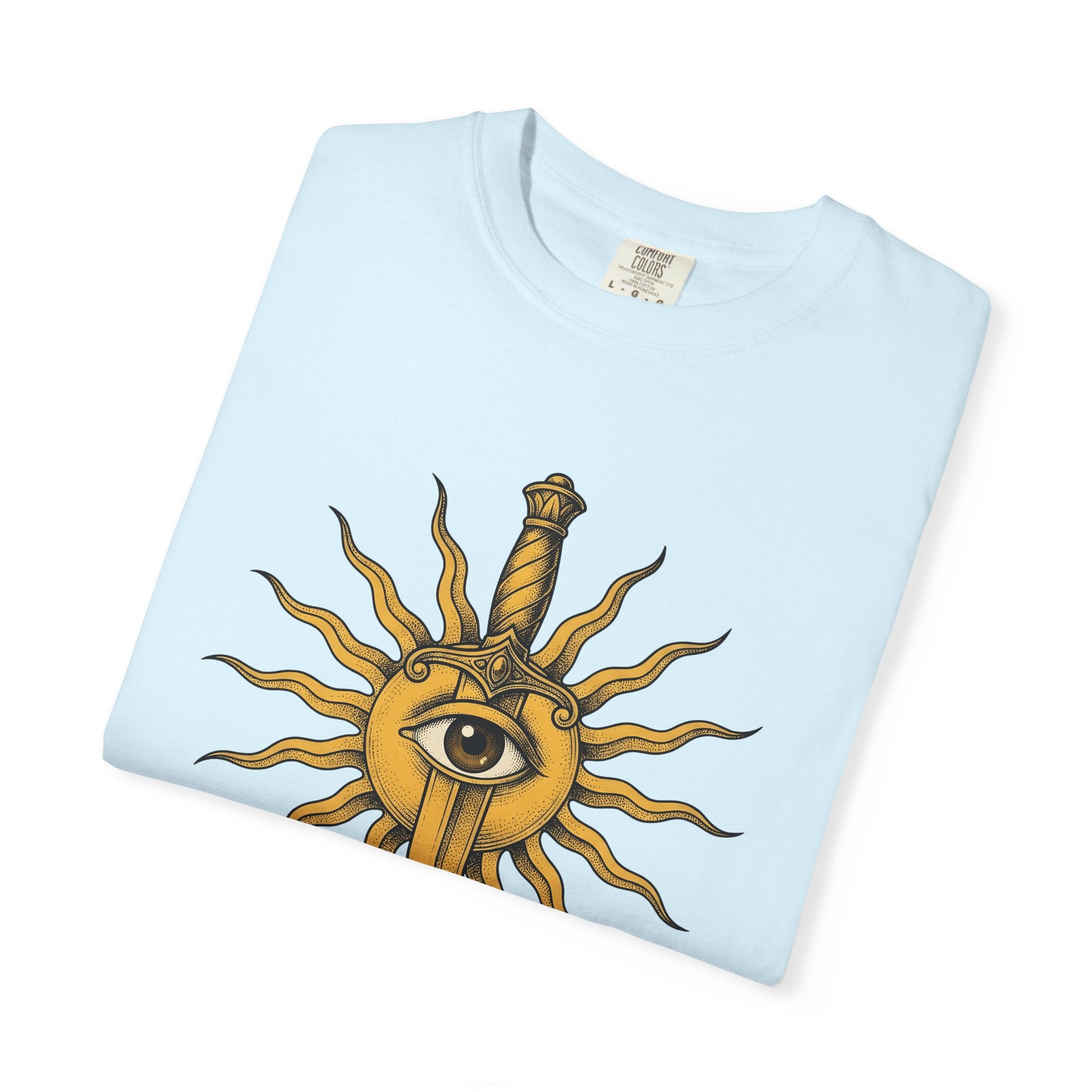 Sun Eye Blade Shirt Boho Chic Wellness Gift Women Fantasy Tee Sunblade T-Shirt Bohemian Fan Mythical Tshirt Wellness Graphic Classic Saber