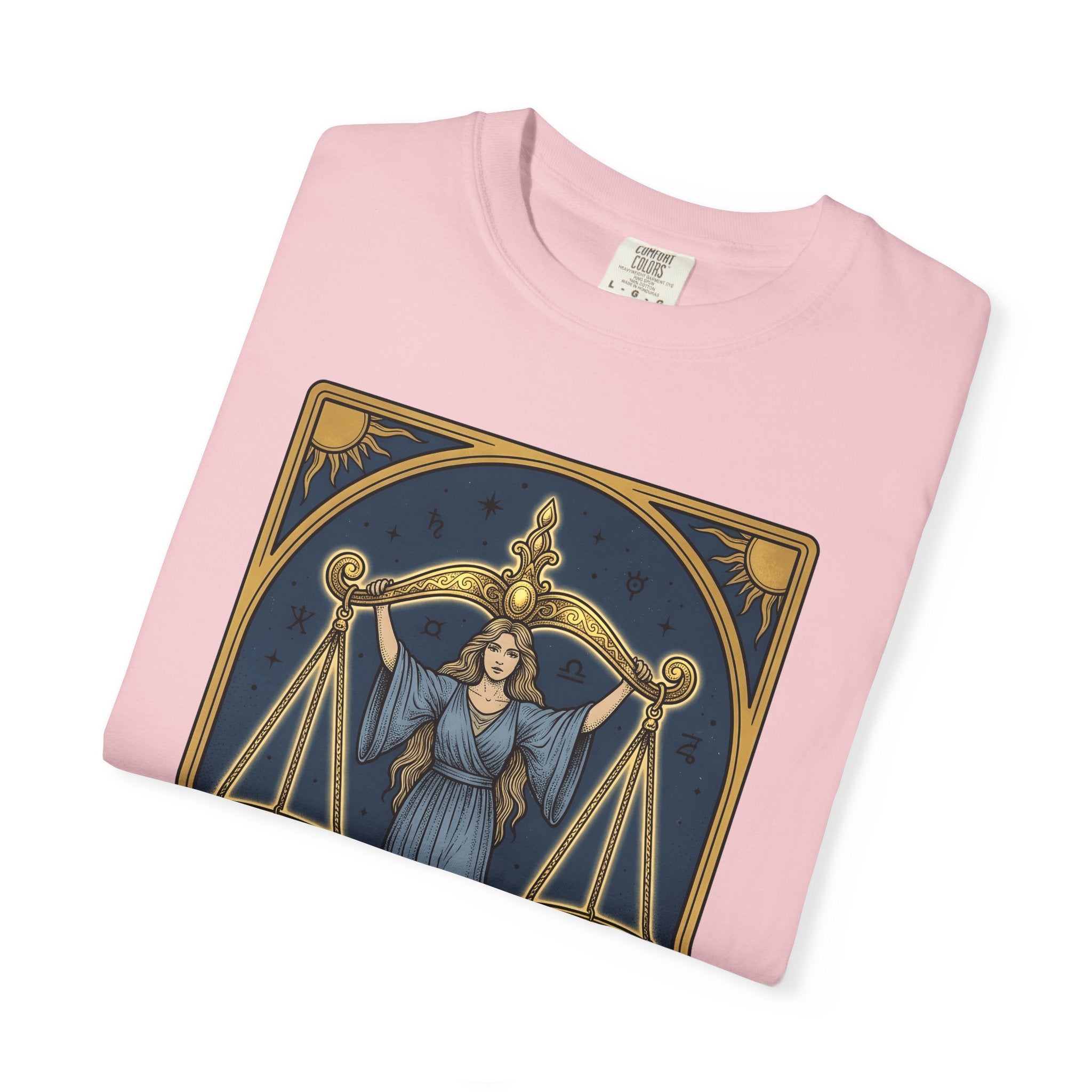 Zodiac Woman Shirt Boho Chic Astrology Gift Women Tarot Card Tee Horoscope T-Shirt Bohemian Fan Oracle Tshirt Astrology Graphic Vintage