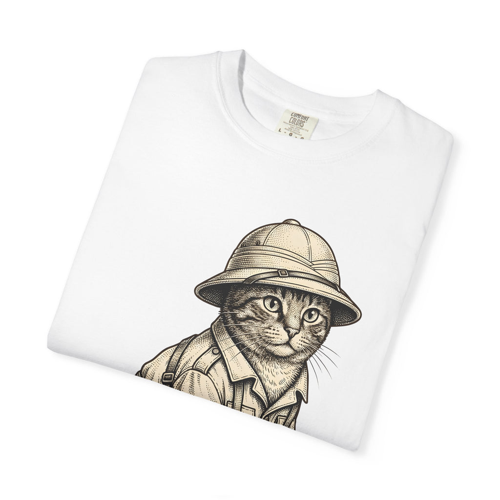Travel Cat Shirt Cat Pets Gift Women Classic Tee Kitty T-Shirt Cat Fan Feline Tshirt Animal Graphic Doodle Sun Hat Tshirt