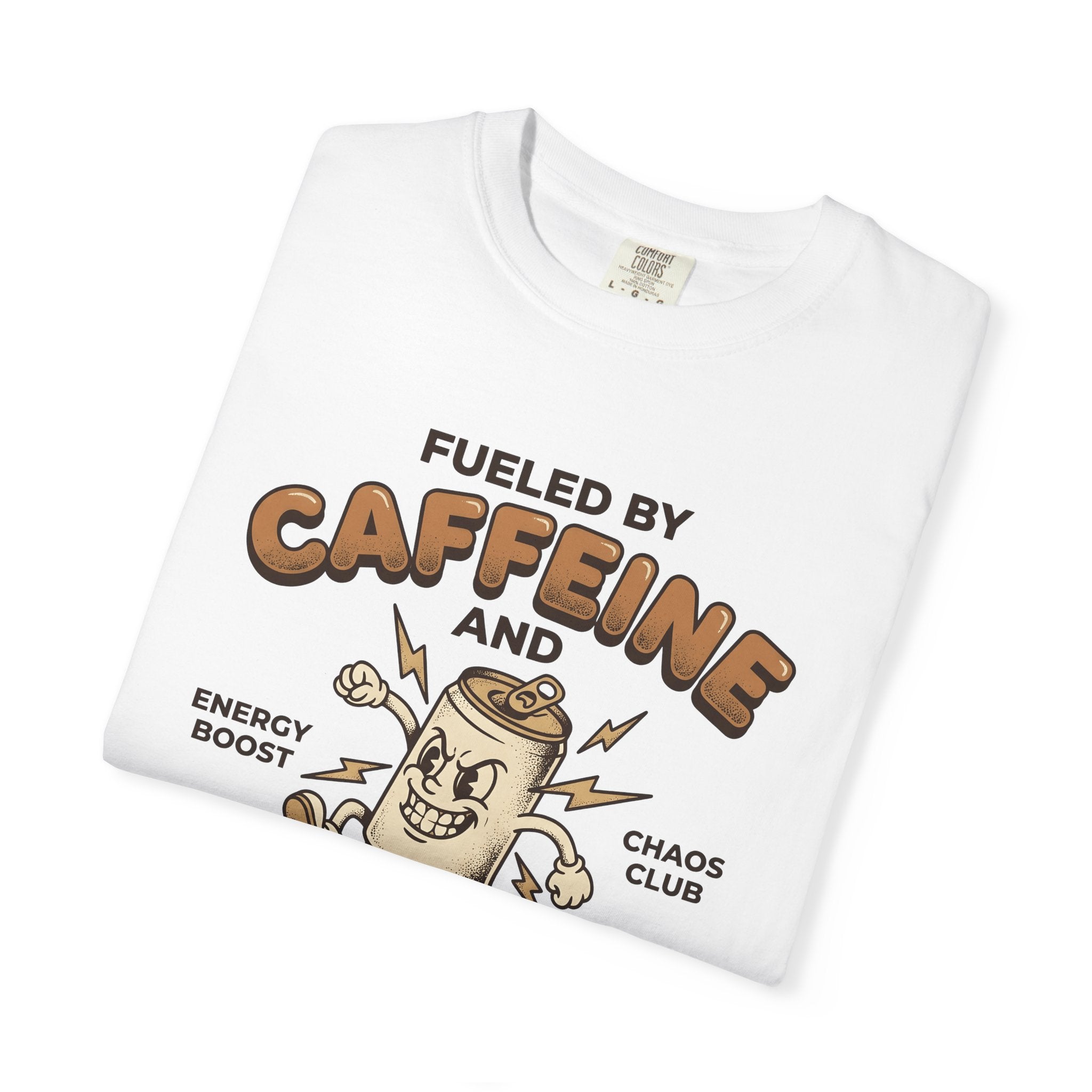 Energy Drink Bottle Shirt Coffee Jokes Gift Women Comic Tee Energy Can T-Shirt Coffee Fan Caffeine Tshirt Humor Graphic Vintage Electric