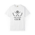 Bow Arrows Shirt Archery Group Gift Women Simple Tee Arrows T-Shirt Archer Enthusiast Minimalist Tshirt Team Graphic Retro Bullseye Tshirt