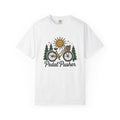 Bicycle Art Shirt Cycling Hiking Gift Women Tribal Tee Bike T-Shirt Cyclist Enthusiast Ethnic Tshirt Trekker Graphic Old School Sunlight