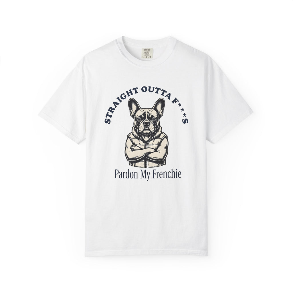 French Bulldog Shirt Dog Joke Gift Women Illustration Tee Bulldog T-Shirt Dog Fan Artistic Tshirt Humor Graphic Classic Vest Tshirt