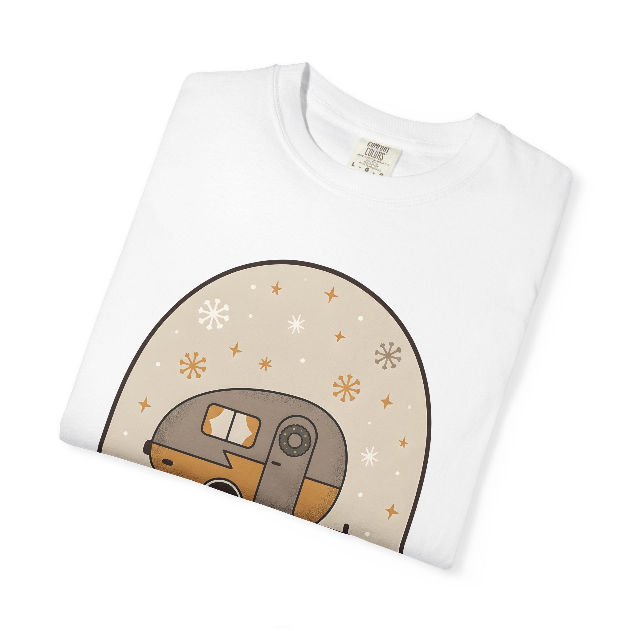 Classic Camper Shirt Christmas Hiking Gift Women Fun Tee Rv T-Shirt Christmas Fan Vintage Tshirt Trek Graphic Old-Fashioned Frost Flakes