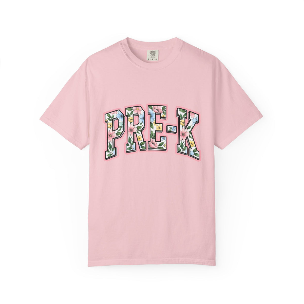 Floral Varsity Letters Shirt Teachers Floral Unisex Gift Bold Tee Letterman