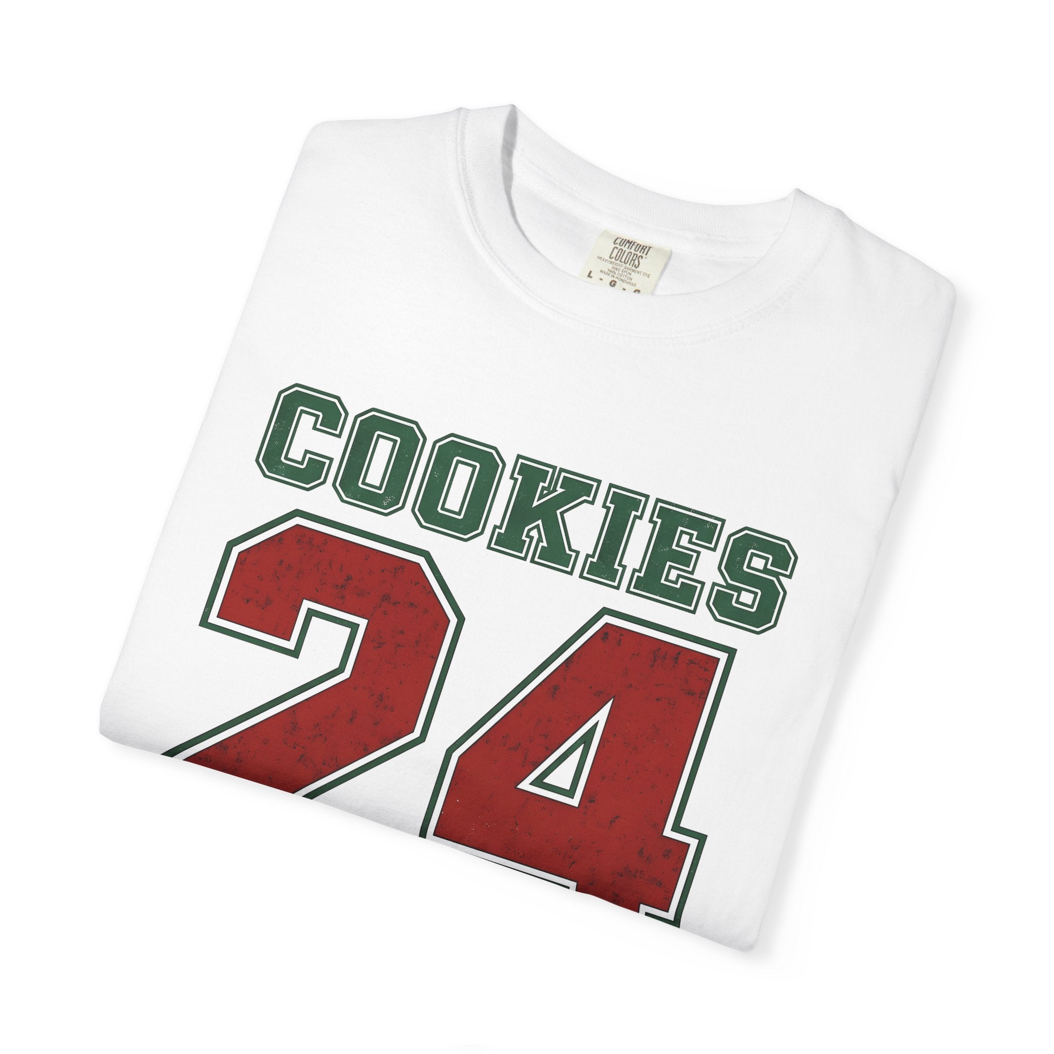 Varsity Numbers Shirt Christmas Baking Gift Women Vintage Tee Number T-Shirt Xmas Fan Cookie Graphic Retro Bold Text Tshirt