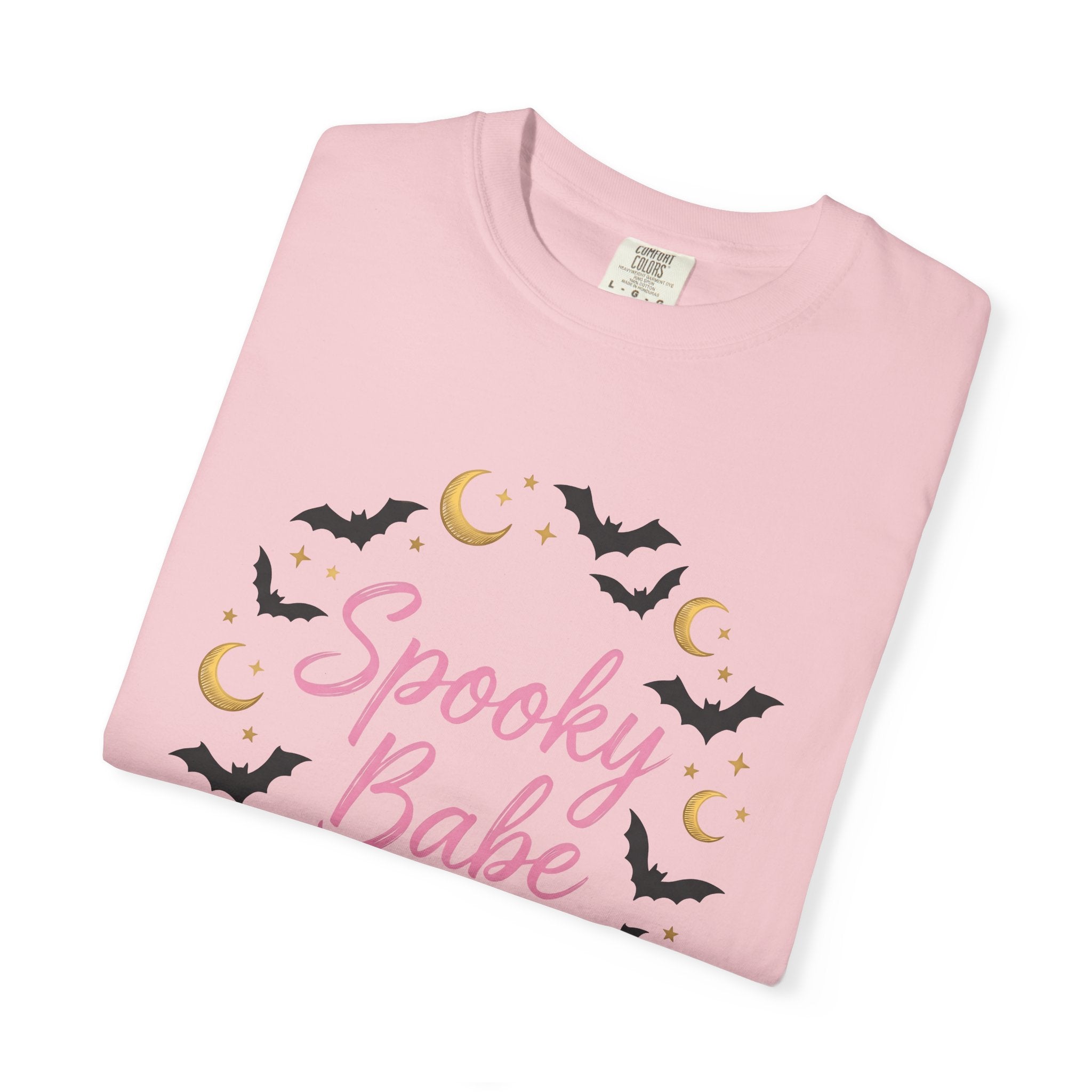 Bat Moon Image Shirt Halloween Eerie Gift Women Sweet Tee Lunar T-Shirt Horror Fan Spooky Graphic Tshirt Classic Shining Stars Tshirt