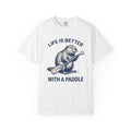 Beaver Oar Shirt Sports & Activities Hiking Gift Women Retro Tee Paddle T-Shirt Athlete Enthusiast Vintage Tshirt Trekker Graphic Sketch