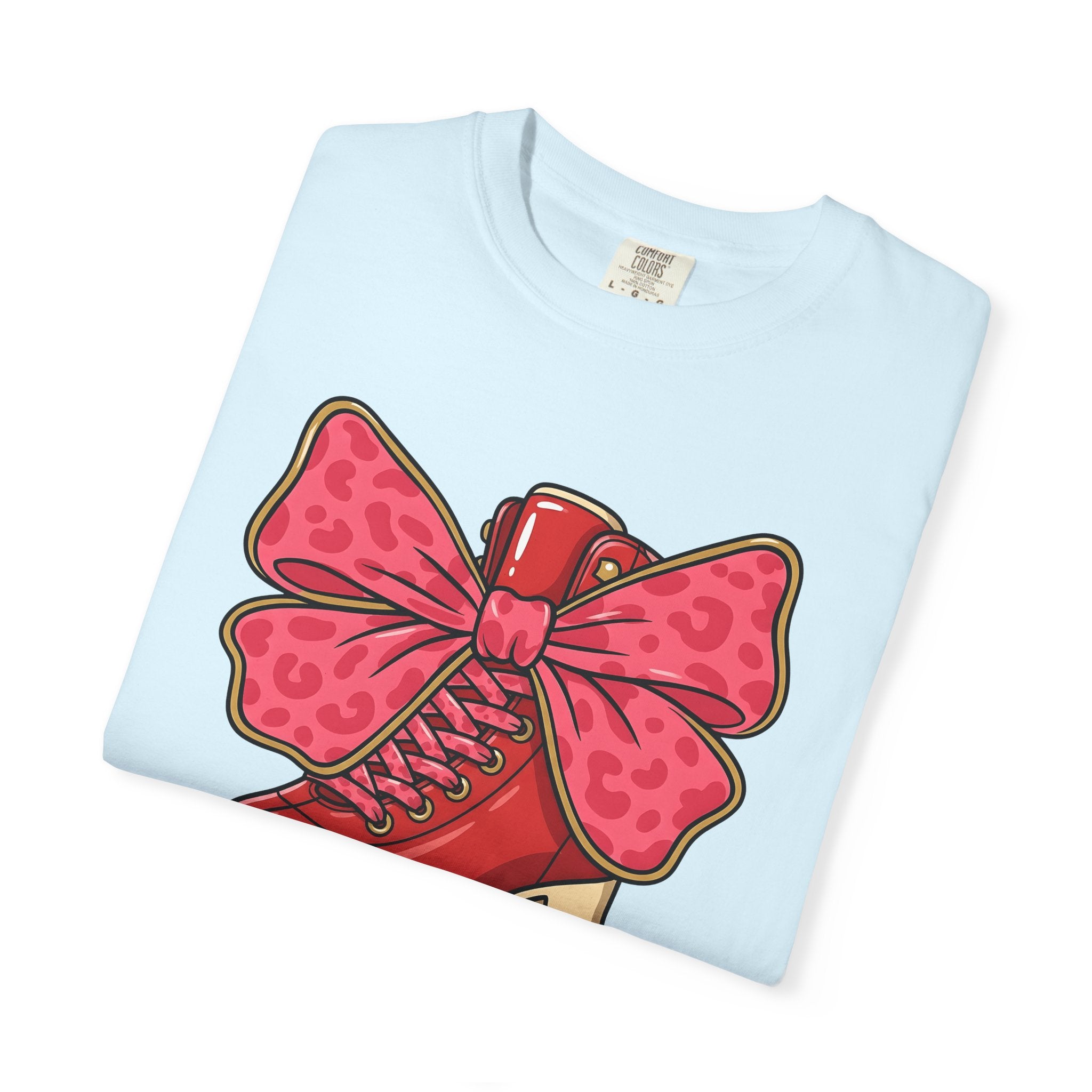 Roller Skate Shirt Valentine Skates Gift Women Cartoon Tee Skating T-Shirt Valentine Fan Comic Tshirt Rollerblade Graphic Vintage Ribbon