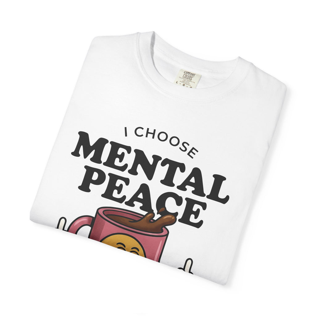 Hot Coffee Character Shirt Coffee Gag Gift Women Line Art Tee Coffee T-Shirt Coffee Fan Minimalist Tshirt Prank Graphic Old School Smile