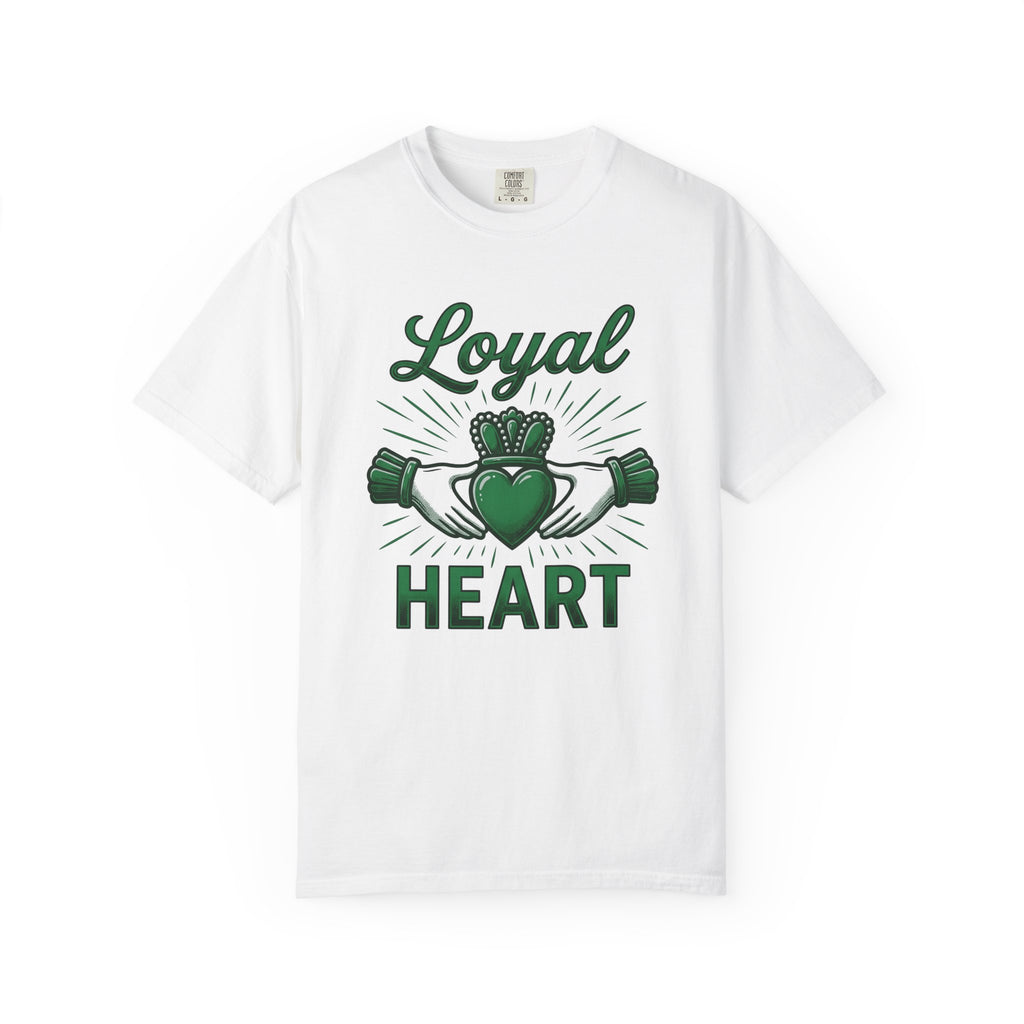 Claddagh Heart Shirt St Patrick's Day Irish Gift Women Vintage Tee Heart Symbol T-Shirt Shamrock Fan Celtic Graphic Tshirt Hand Drawn Crown