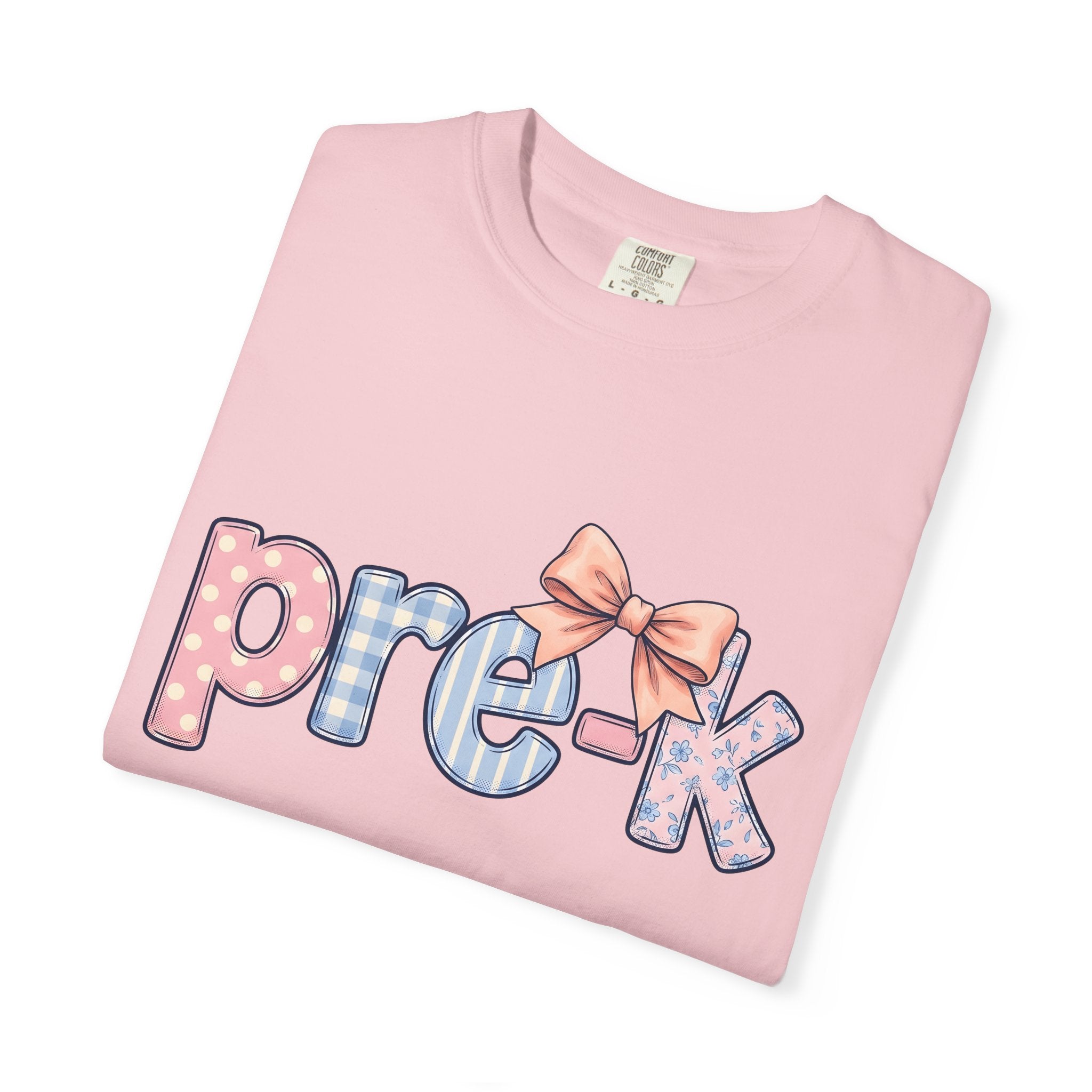 Pastel Bow Motif Shirt Teachers Learning Gift Women Playful Tee Bow T-Shirt Educator Enthusiast Whimsical Tshirt Educational Graphic