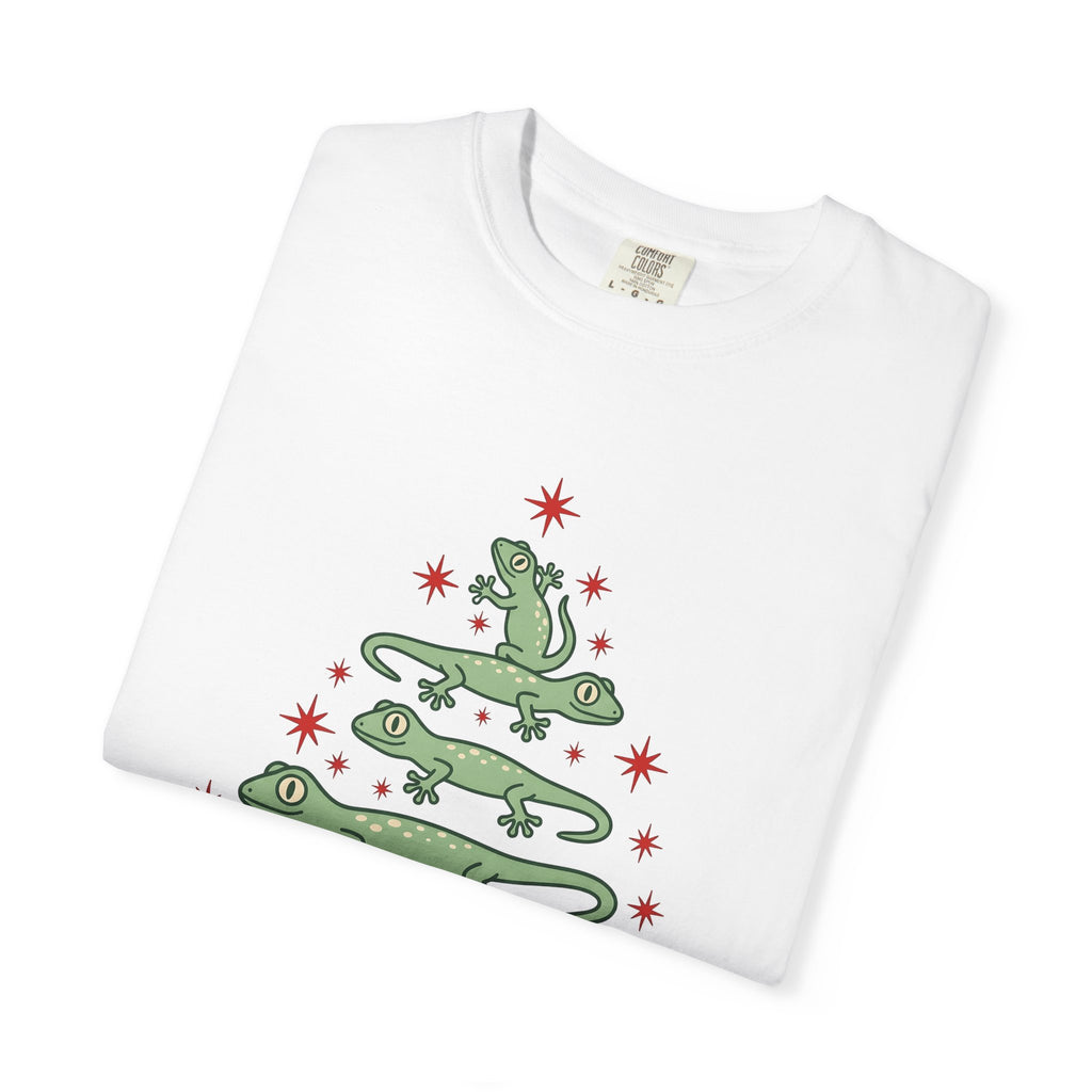 Gecko Group Shirt Christmas Pets Gift Women Cute Tee Lizard T-Shirt Xmas Fan Geckos Graphic Cute Tshirt Clean Twinkles Tshirt
