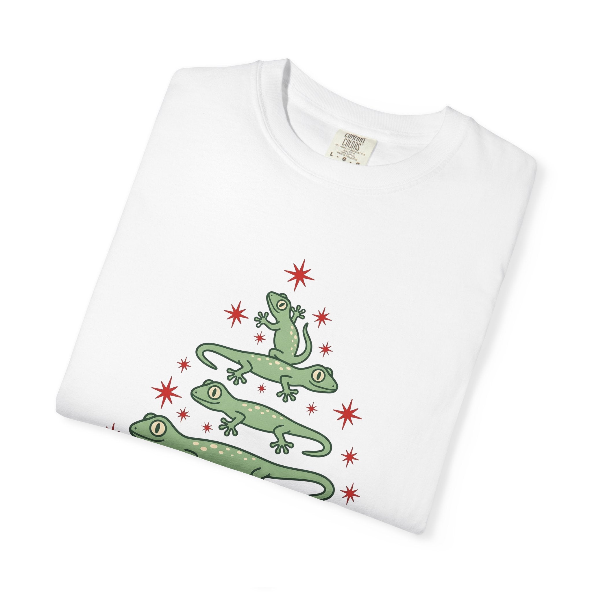 Gecko Group Shirt Christmas Pets Gift Women Cute Tee Lizard T-Shirt Xmas Fan Geckos Graphic Cute Tshirt Clean Twinkles Tshirt
