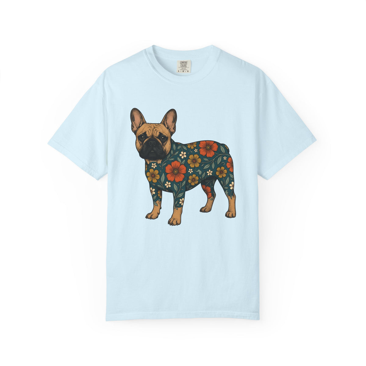 French Bulldog Shirt Dog Floral Unisex Gift Boho Tee Bulldog T-Shirt Dog Fan