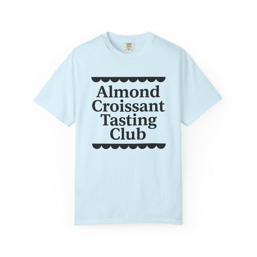 Bakery Club Text Shirt Desserts Foodie Gift Women Minimalist Tee Pastry T-Shirt Sweets Fan Simple Tshirt Food Graphic Retro Scallop Border