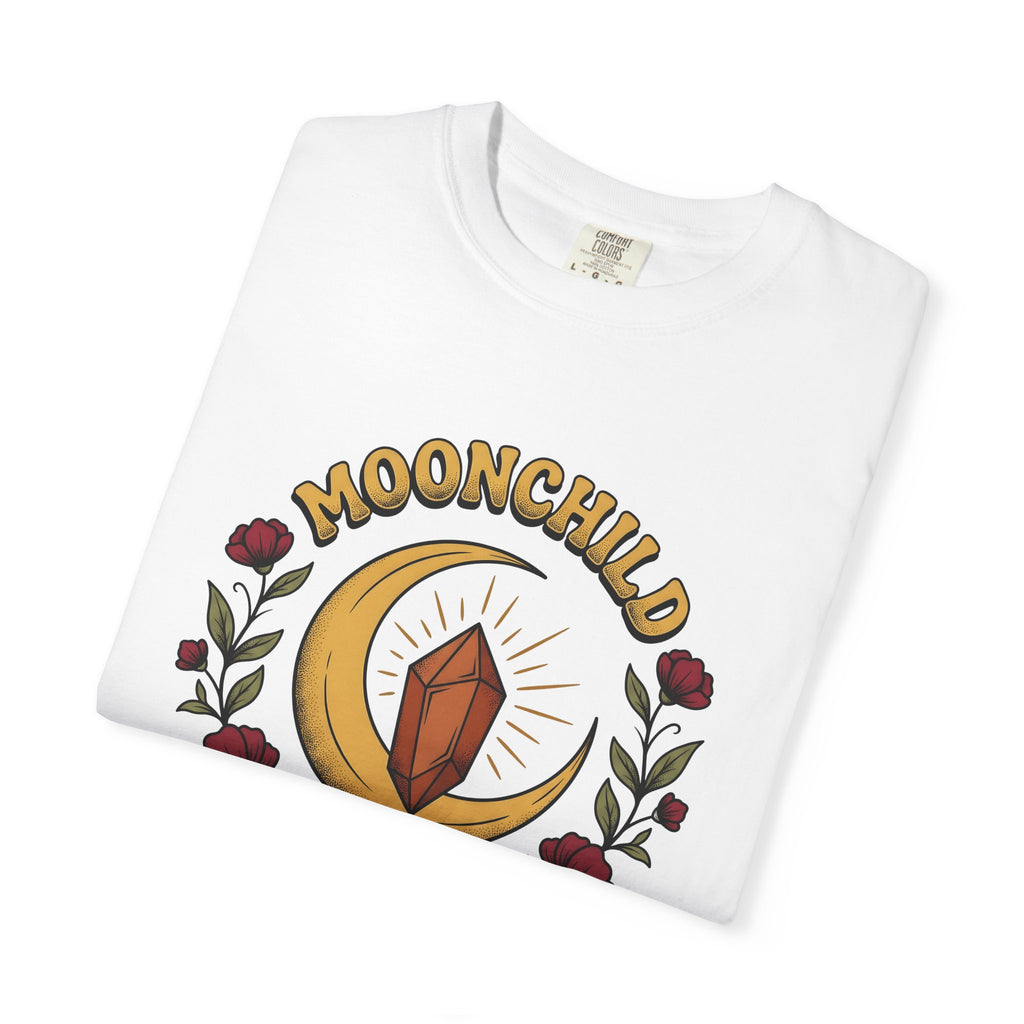 Moon Phase Crystal Shirt Moon Child Holistic Gift Women Tribal Tee Lunar Crystal T-Shirt Moonbabe Enthusiast Ethnic Tshirt Spiritual Graphic