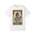Skeletal Professor Shirt Teacher Gag Gift Women Fortune Card Tee Skeleton T-Shirt Educator Enthusiast Tarot Tshirt Prank Graphic Classic