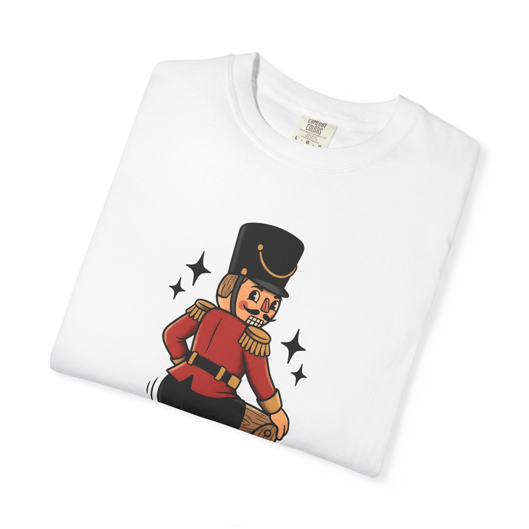 Nutcracker Soldier Shirt Christmas Humor Gift Women Cartoon Tee Toy Soldier T-Shirt Xmas Fan Comic Tshirt Funny Graphic Retro Stars Tshirt