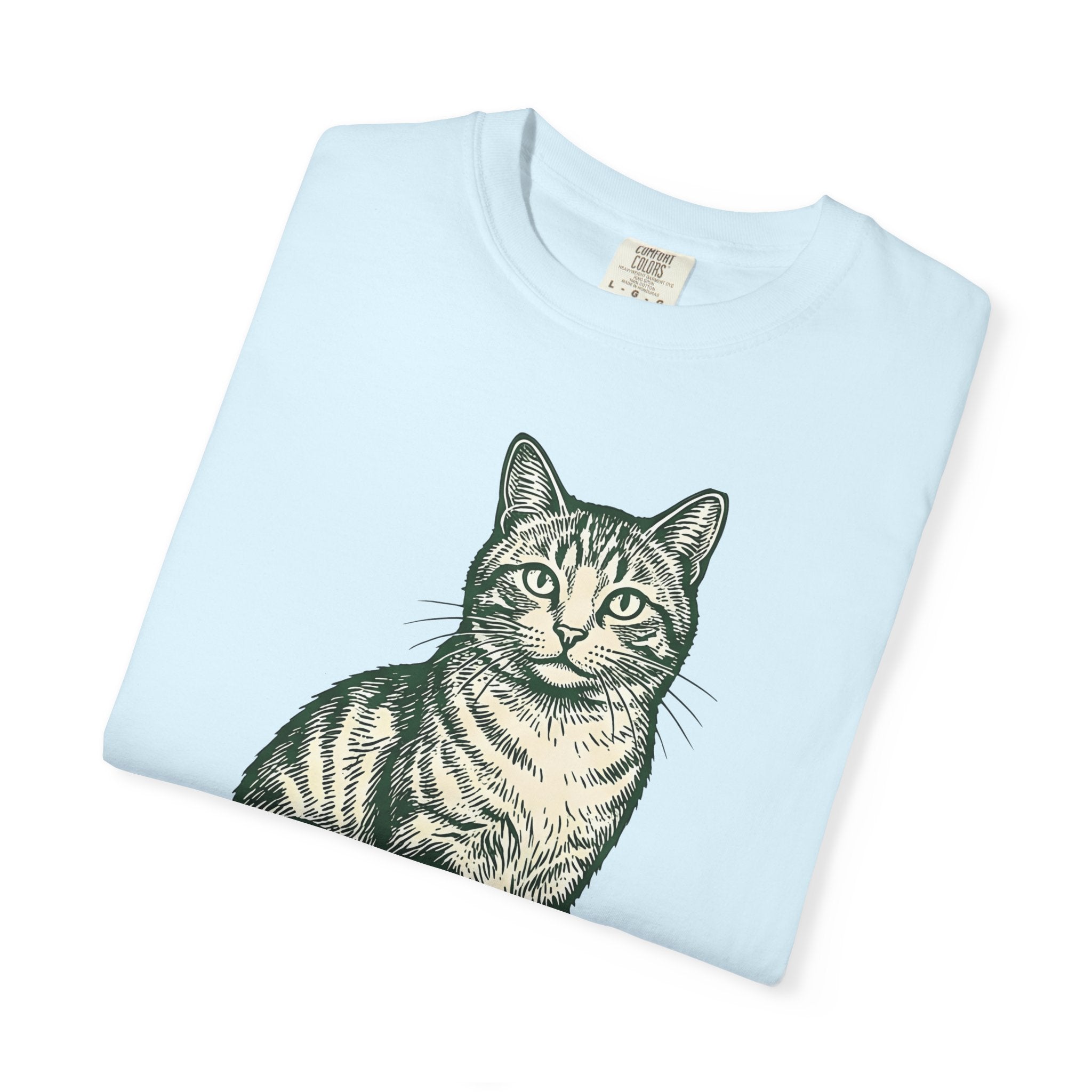 Orange Cat Shirt Cat Wildlife Gift Women Retro Tee Kitty T-Shirt Cat Fan Vintage Tshirt Wildlife Graphic Doodle Tiger Stripes Tshirt
